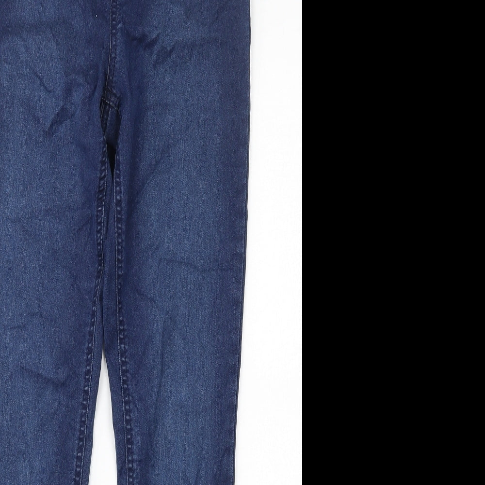 F&F Womens Blue  Cotton Jegging Jeans Size 10 L28 in Regular