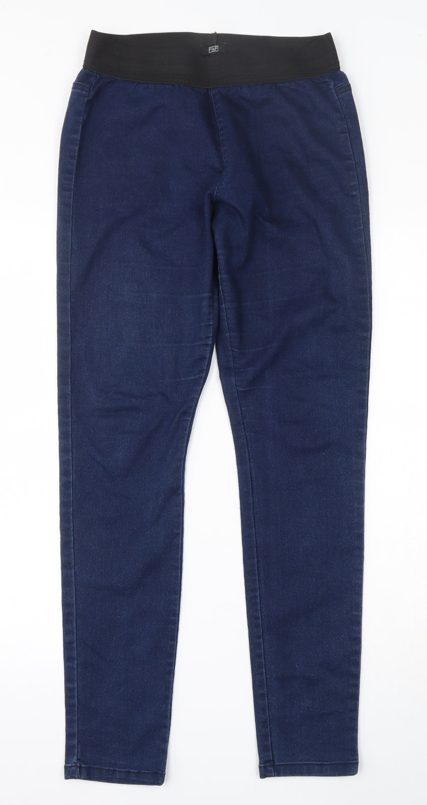 F&F Womens Blue  Cotton Jegging Jeans Size 14 L29 in Regular
