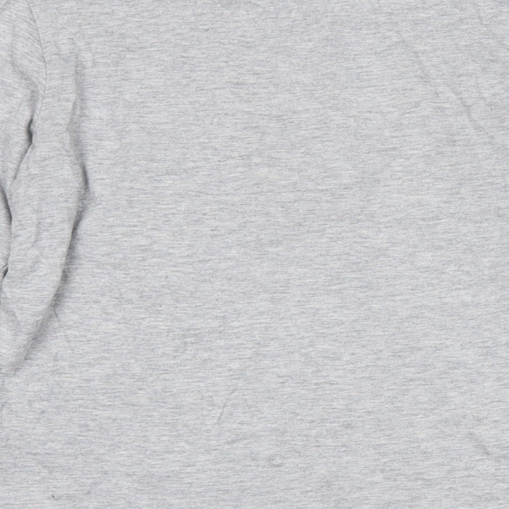 H&M Boys Grey  Cotton Basic T-Shirt Size 5-6 Years Round Neck  - Lego