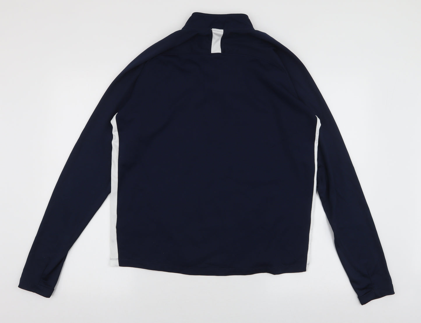 Nike Mens Blue  Polyester Pullover Sweatshirt Size M