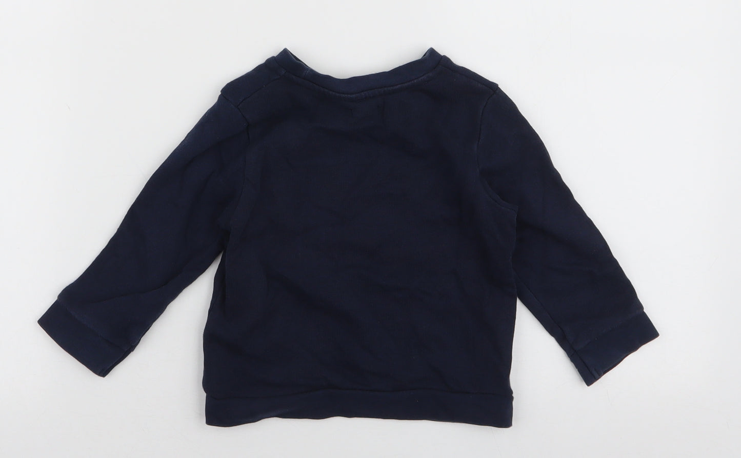 River Island Baby Blue  Cotton Pullover Jumper Size 12-18 Months  Pullover