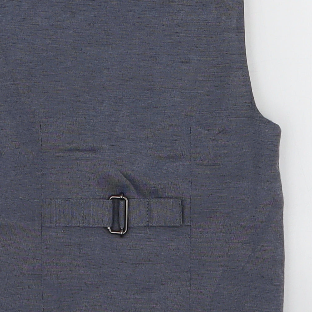 NEXT Boys Blue   Jacket Waistcoat Size 12-18 Months   Button