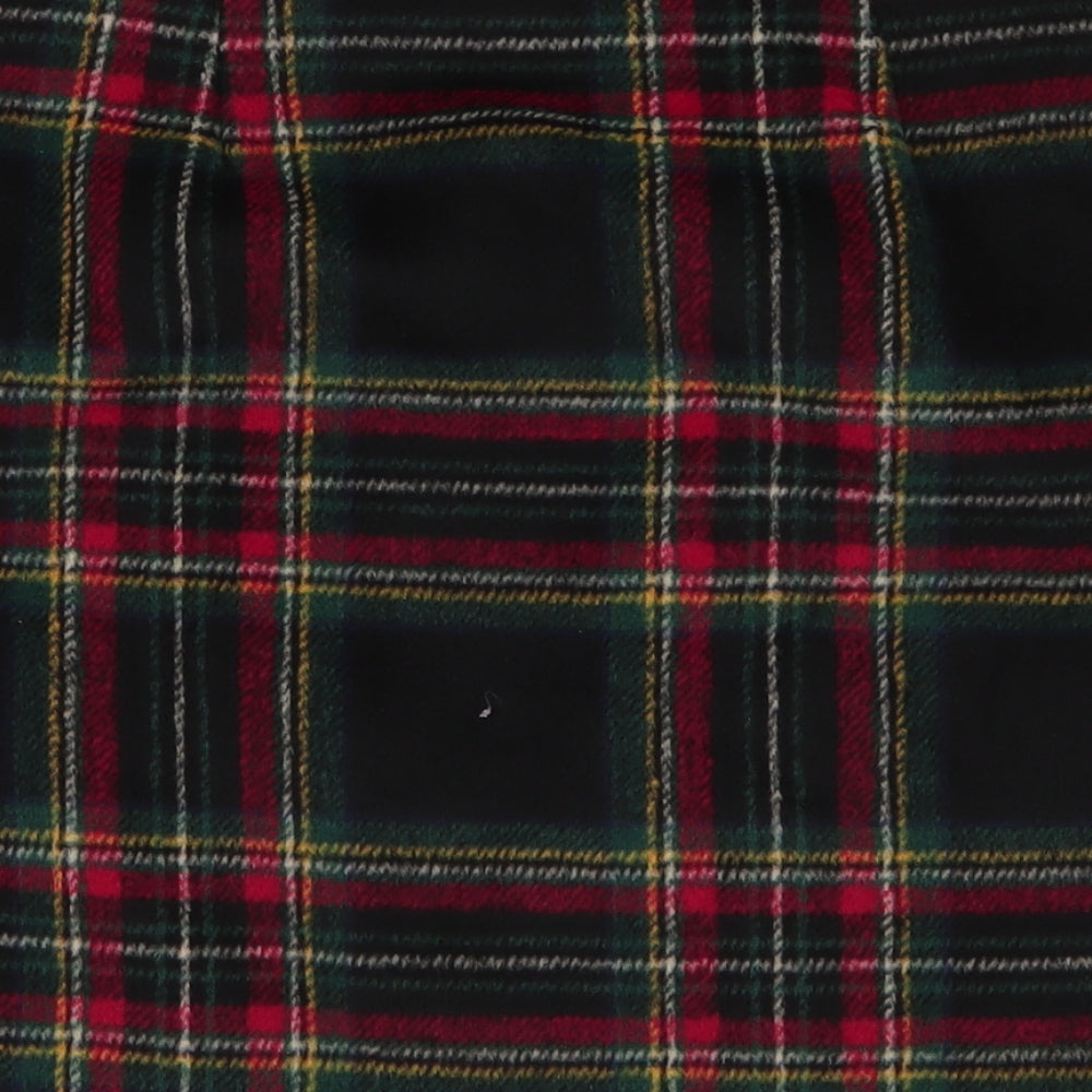 TU Womens Multicoloured Plaid Polyacrylate Fibre A-Line Skirt Size 8   Zip