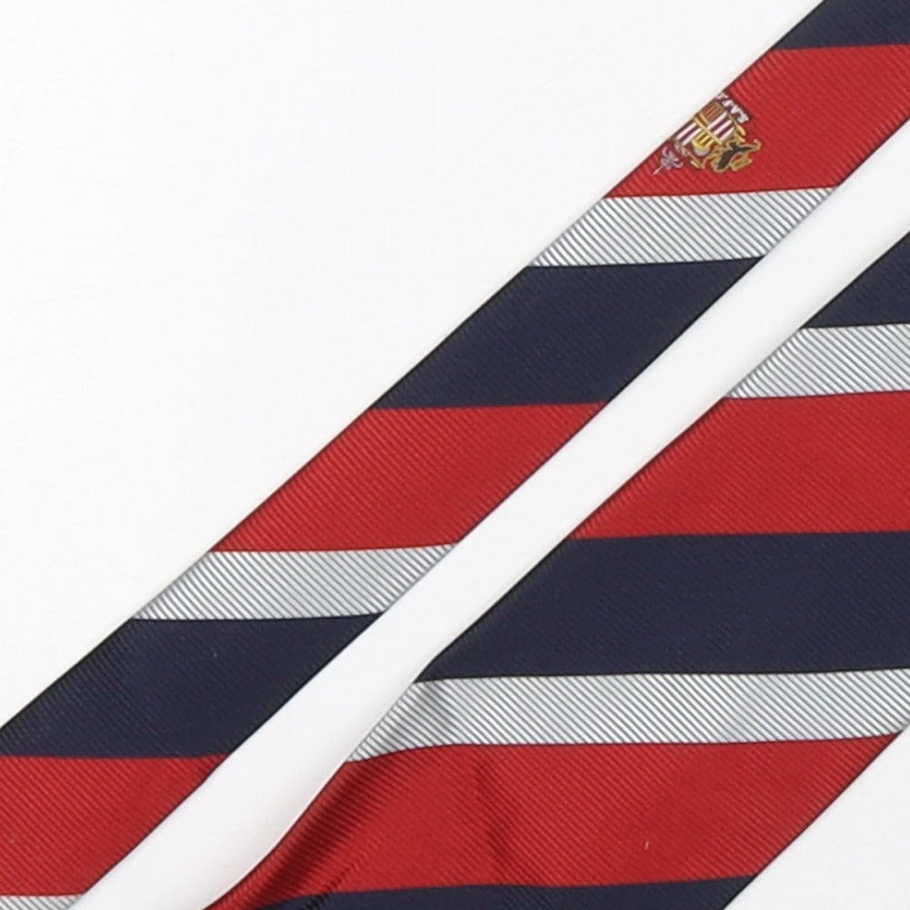 Sunderland AFC Mens Multicoloured Striped Polyester Pointed Tie One Size