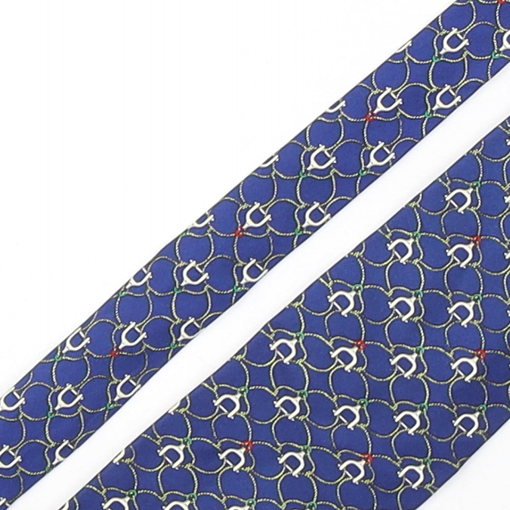Lords Mens Multicoloured Geometric Silk Pointed Tie One Size