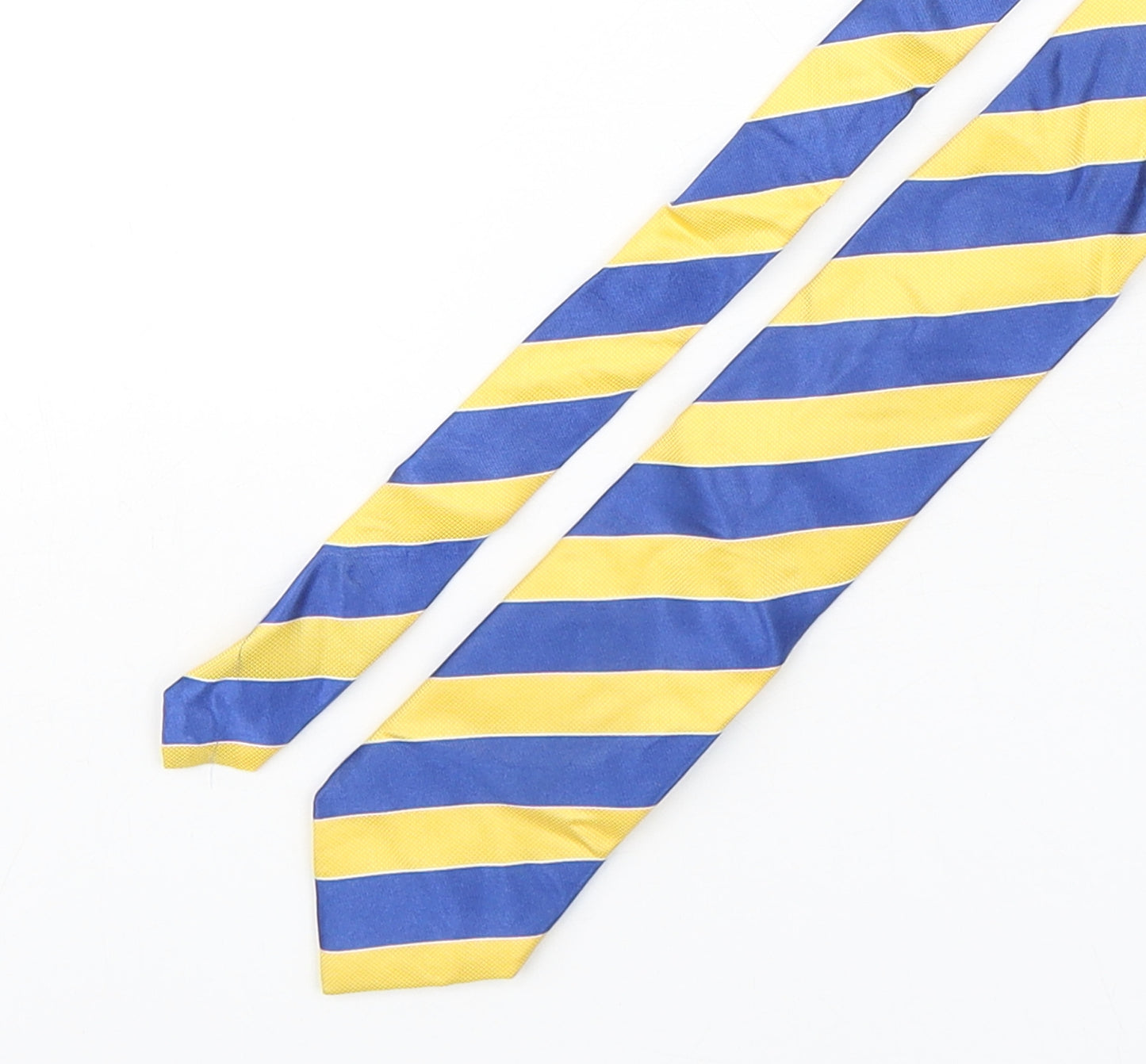 Marks and Spencer Mens Multicoloured Striped Silk Pointed Tie One Size