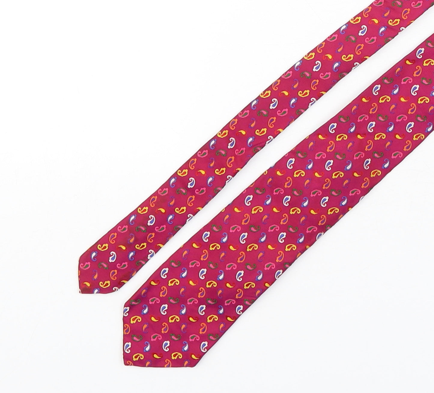 Charles Tyrwhitt Mens Multicoloured Paisley Silk Pointed Tie One Size