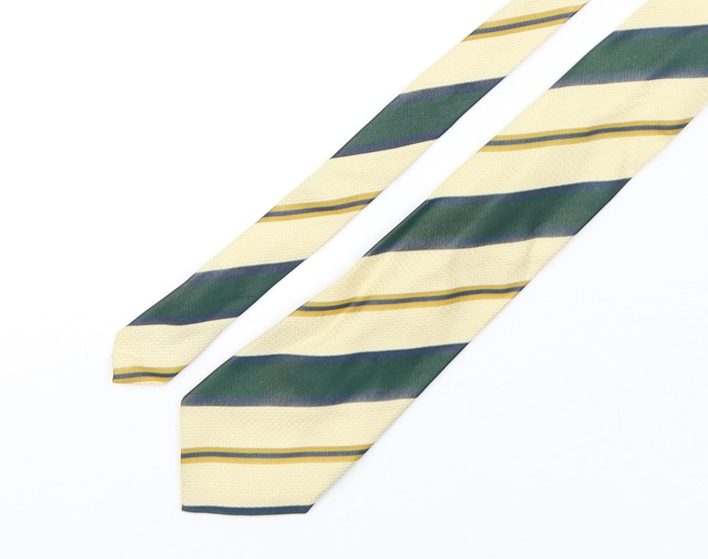 Austin Reed  Mens Multicoloured Striped Silk Pointed Tie One Size