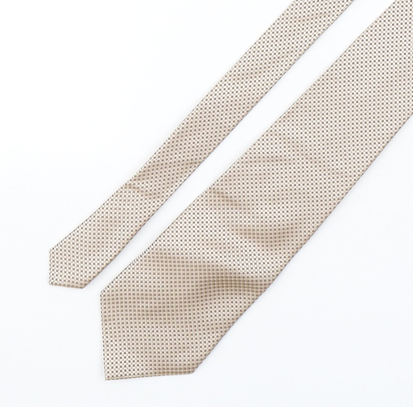 Duffer Mens Multicoloured Plaids & Checks Silk Pointed Tie One Size