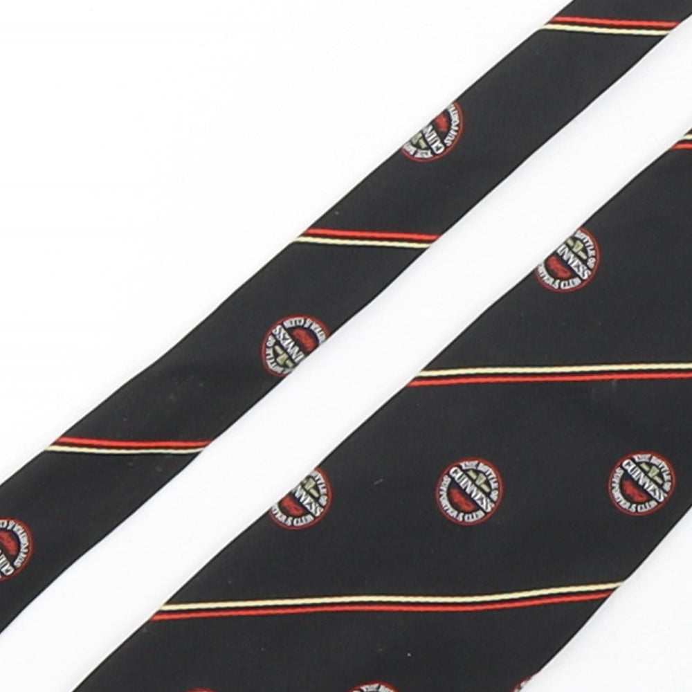 Tootal Mens Multicoloured Striped Polyester Pointed Tie One Size - Guinness