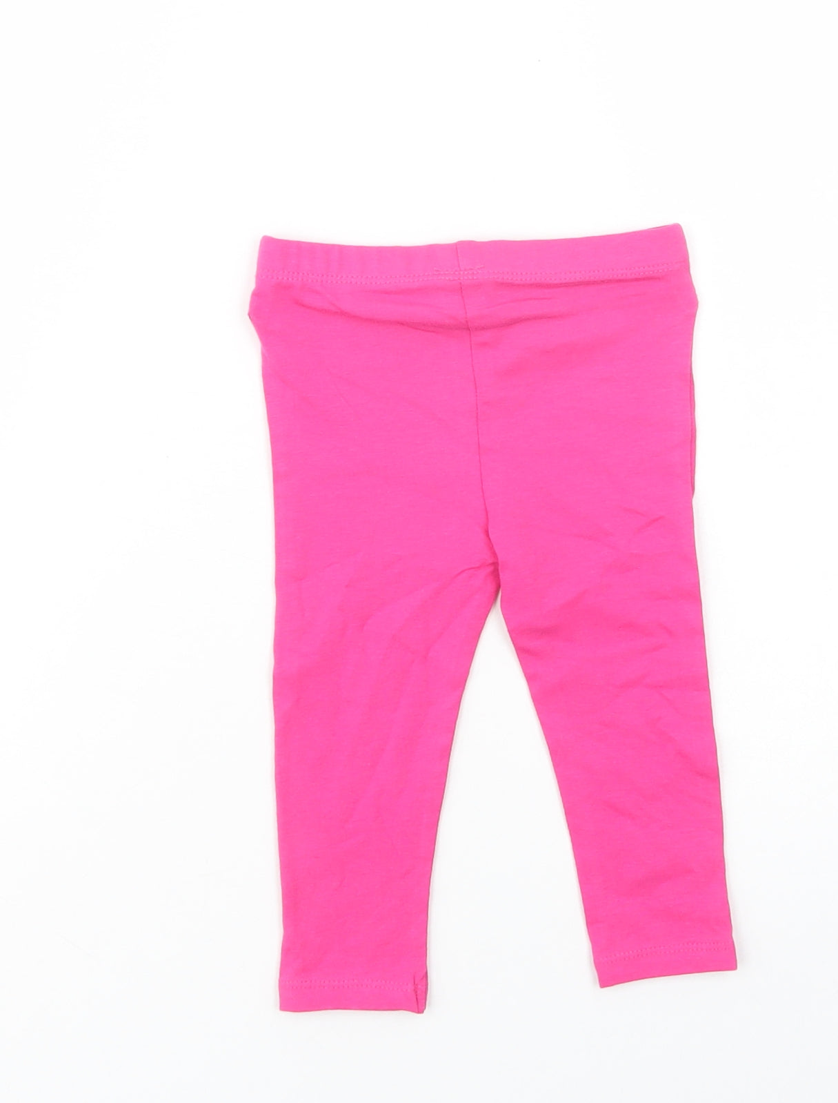 Dunnes Stores Baby Pink  Cotton Jogger Leggings Size 9-12 Months