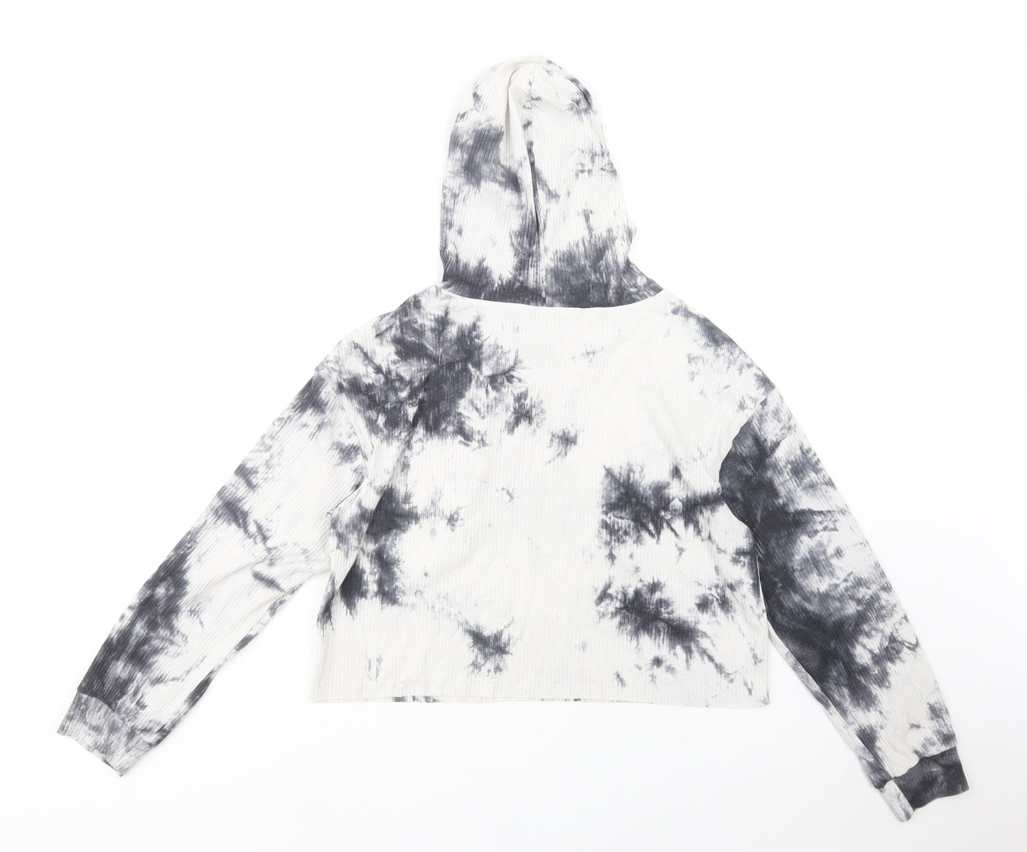 SheIn Womens Grey Batik Polyester Pullover Hoodie Size M  Pullover