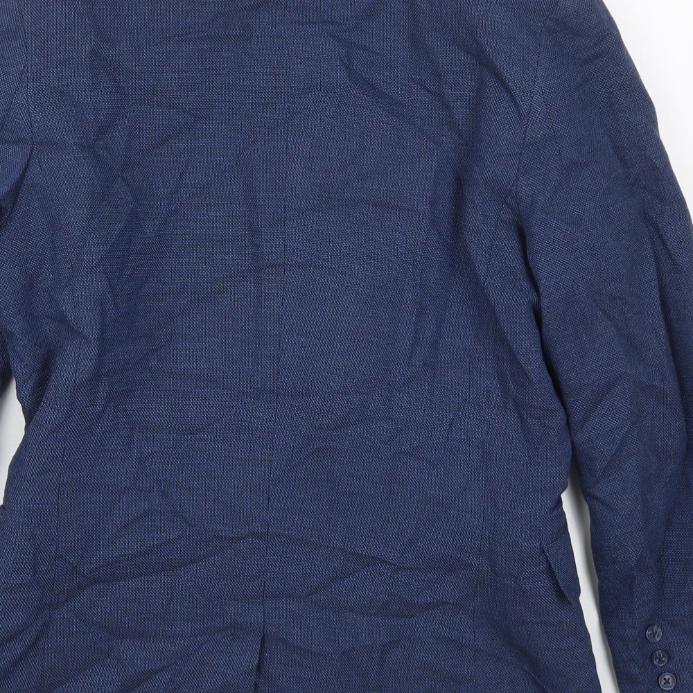 H&M Boys Blue   Jacket  Size 15 Years  Button