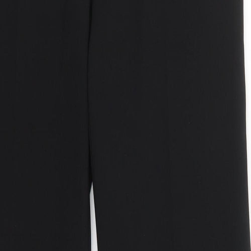 River Island Womens Black  Polyester Trousers  Size 10 L33 in Regular Hook & Eye