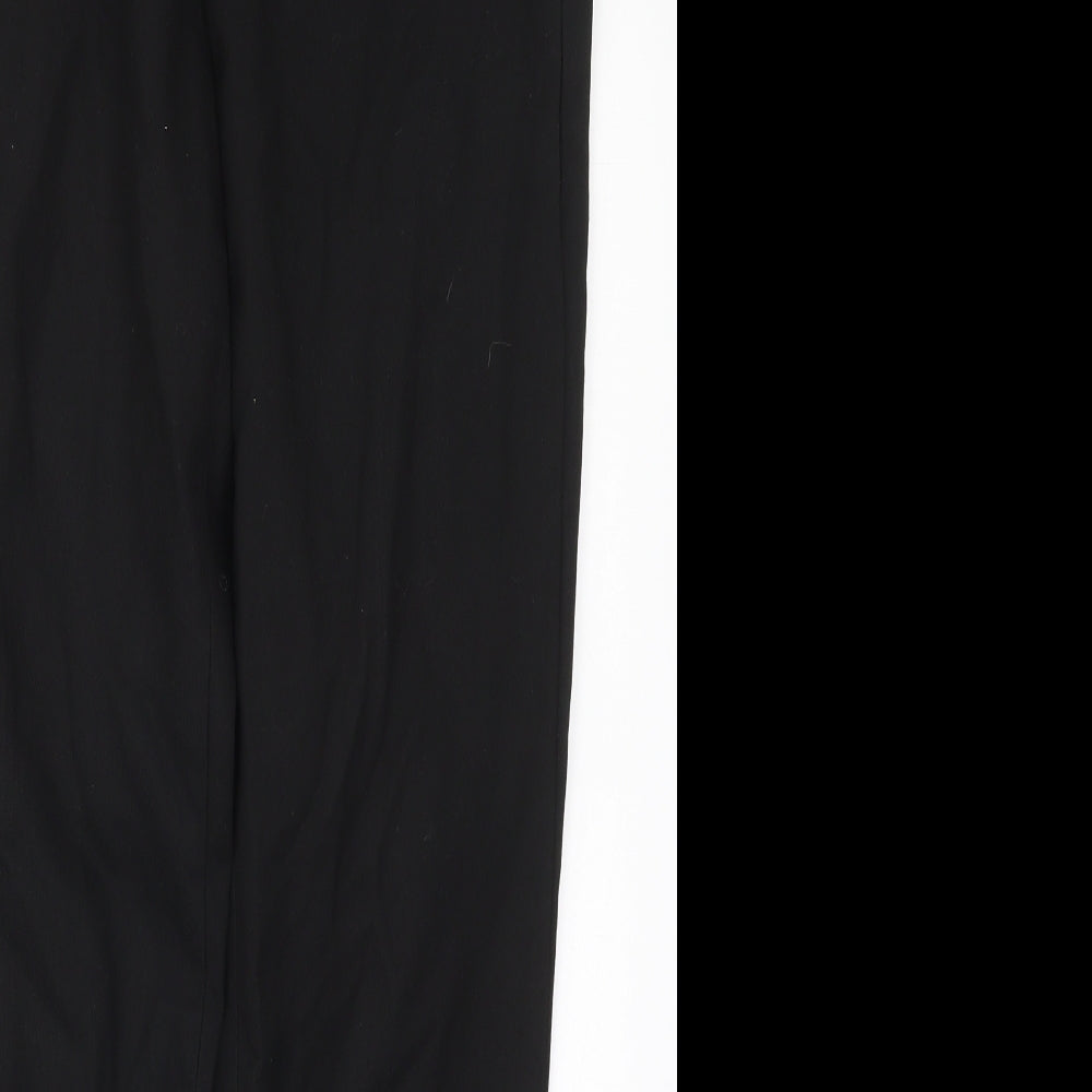 1880 Club Mens Black  Polyester Trousers  Size 34 L29 in Regular Button