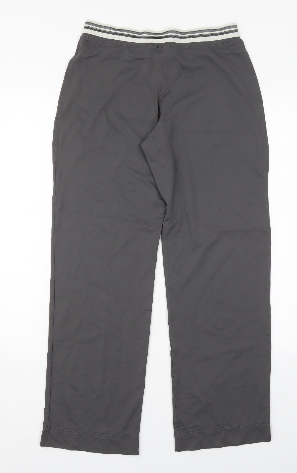 USA Pro Womens Grey  Polyester Sweatpants Trousers Size 27 in L28 in Regular