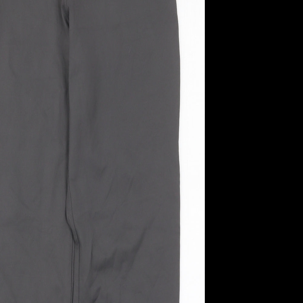 USA Pro Womens Grey  Polyester Sweatpants Trousers Size 27 in L28 in Regular