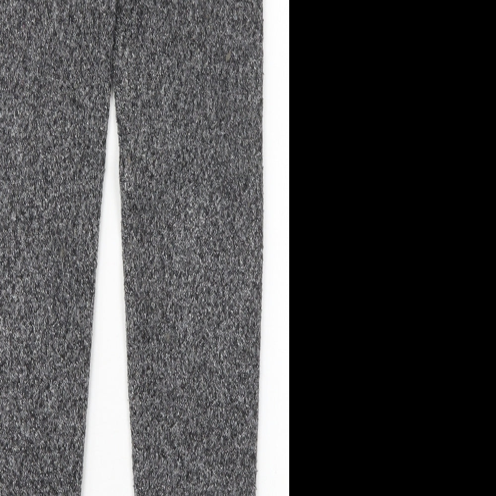 Zara Womens Grey  Polyester Carrot Leggings Size S L27 in
