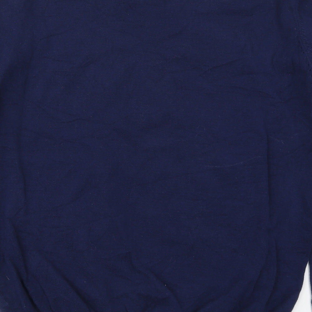 Cedar Wood State Mens Blue Crew Neck  Acrylic Pullover Jumper Size M   - Union Jack