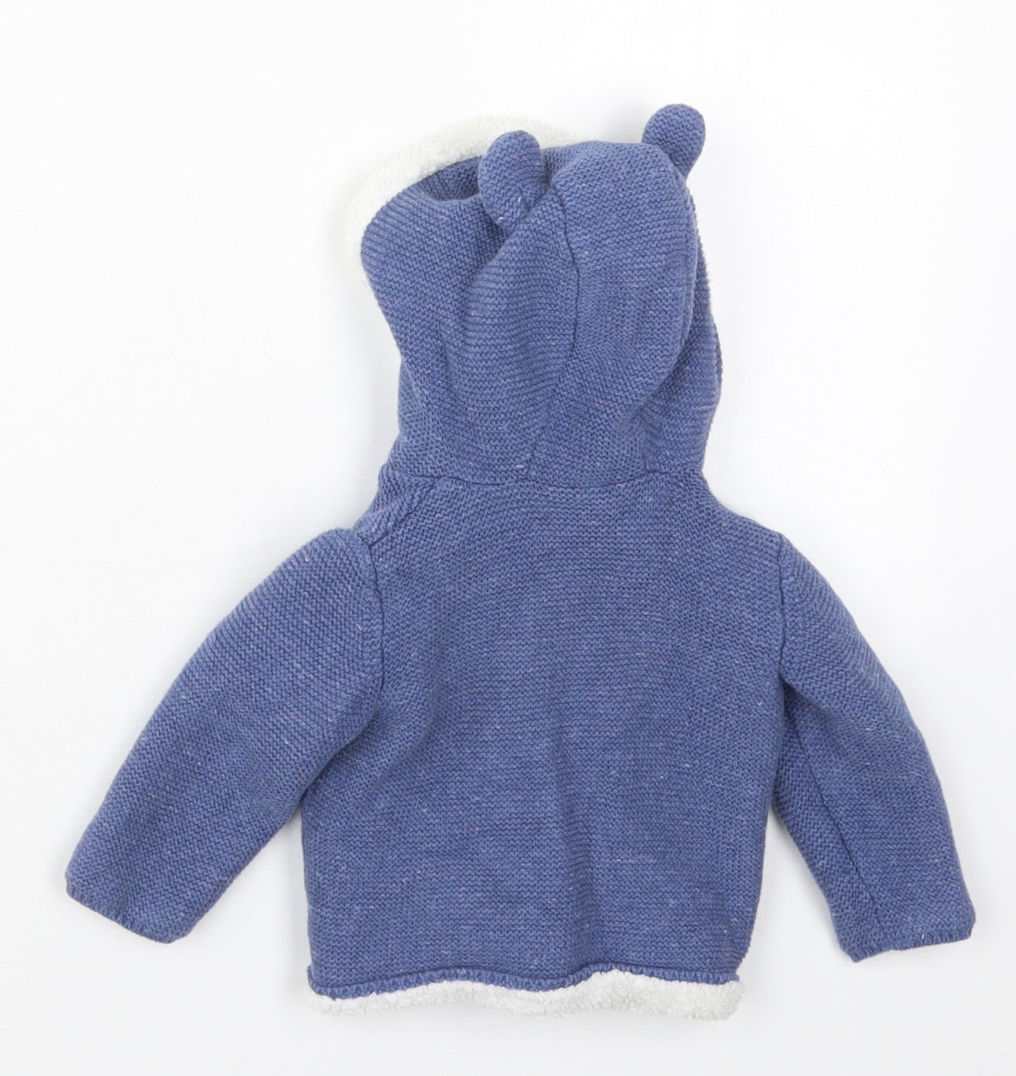 Mothercare Boys Blue   Jacket  Size 6-9 Months   Button