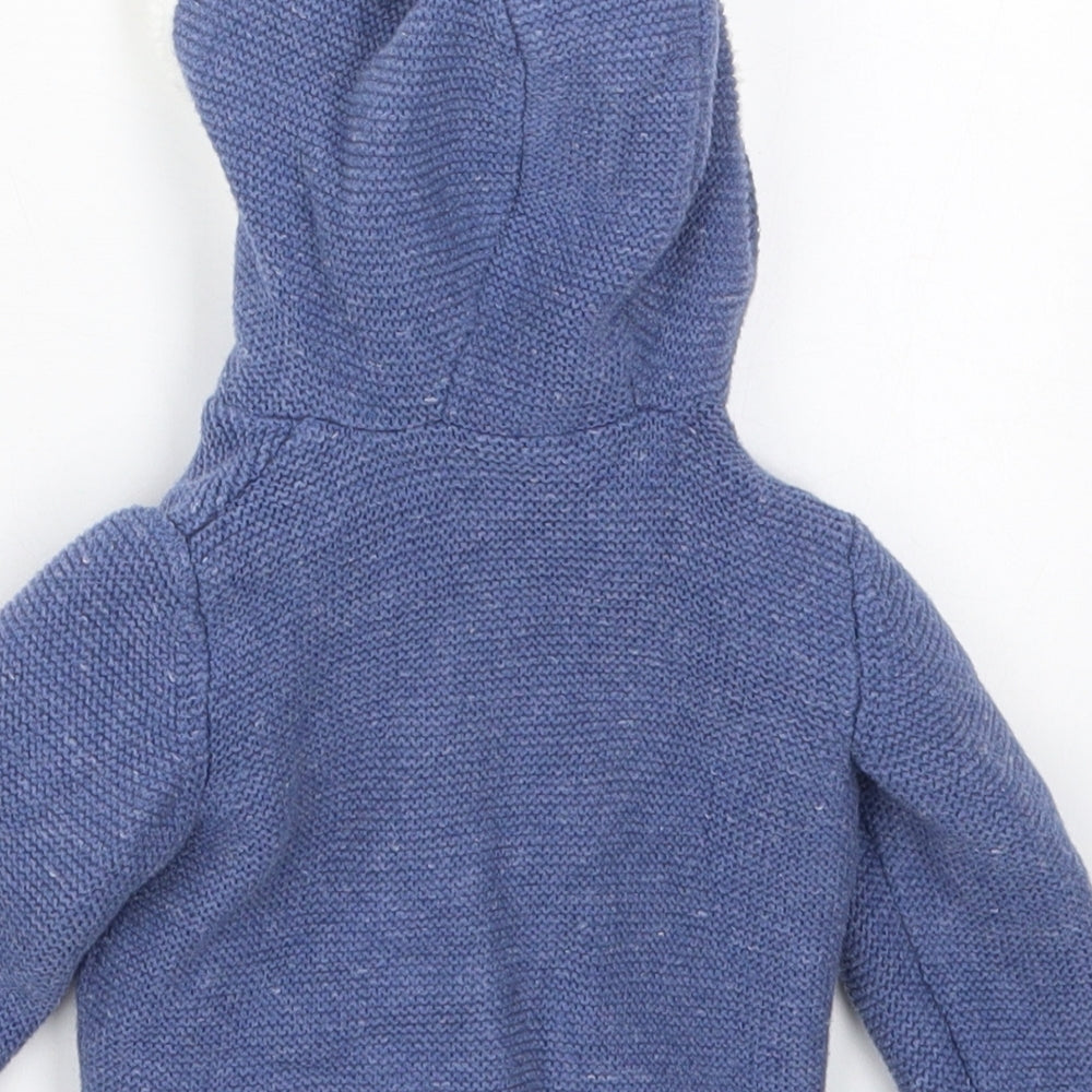 Mothercare Boys Blue   Jacket  Size 6-9 Months   Button