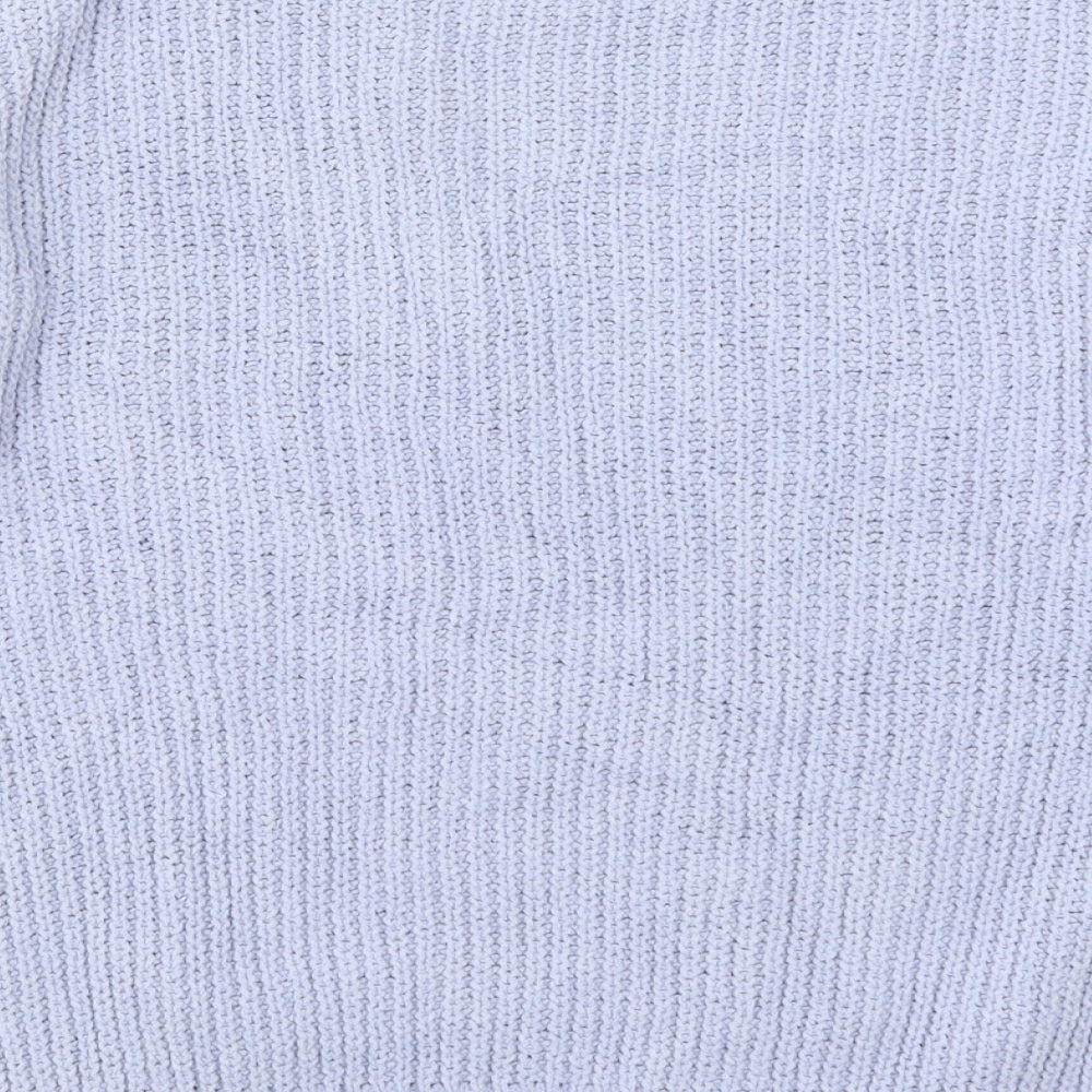 Marks and Spencer Girls Blue Crew Neck  Polyester Pullover Jumper Size 13-14 Years  Pullover