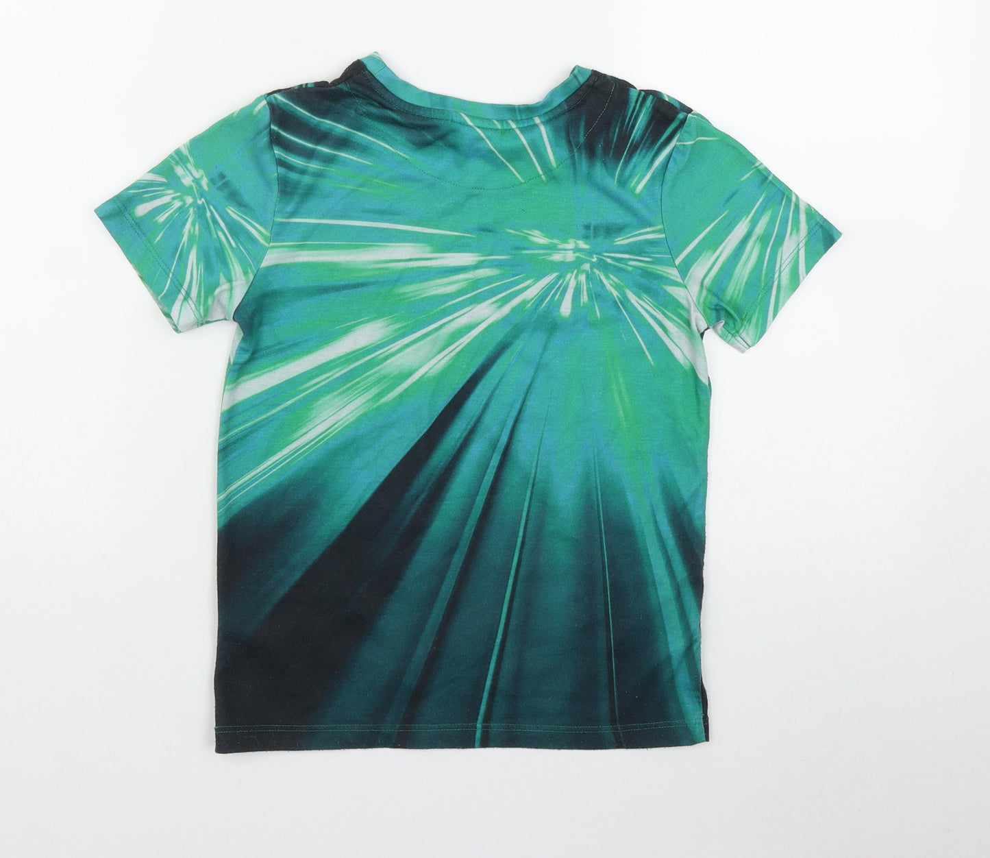 PlayStation Boys Green  Polyester Basic T-Shirt Size 8-9 Years Round Neck