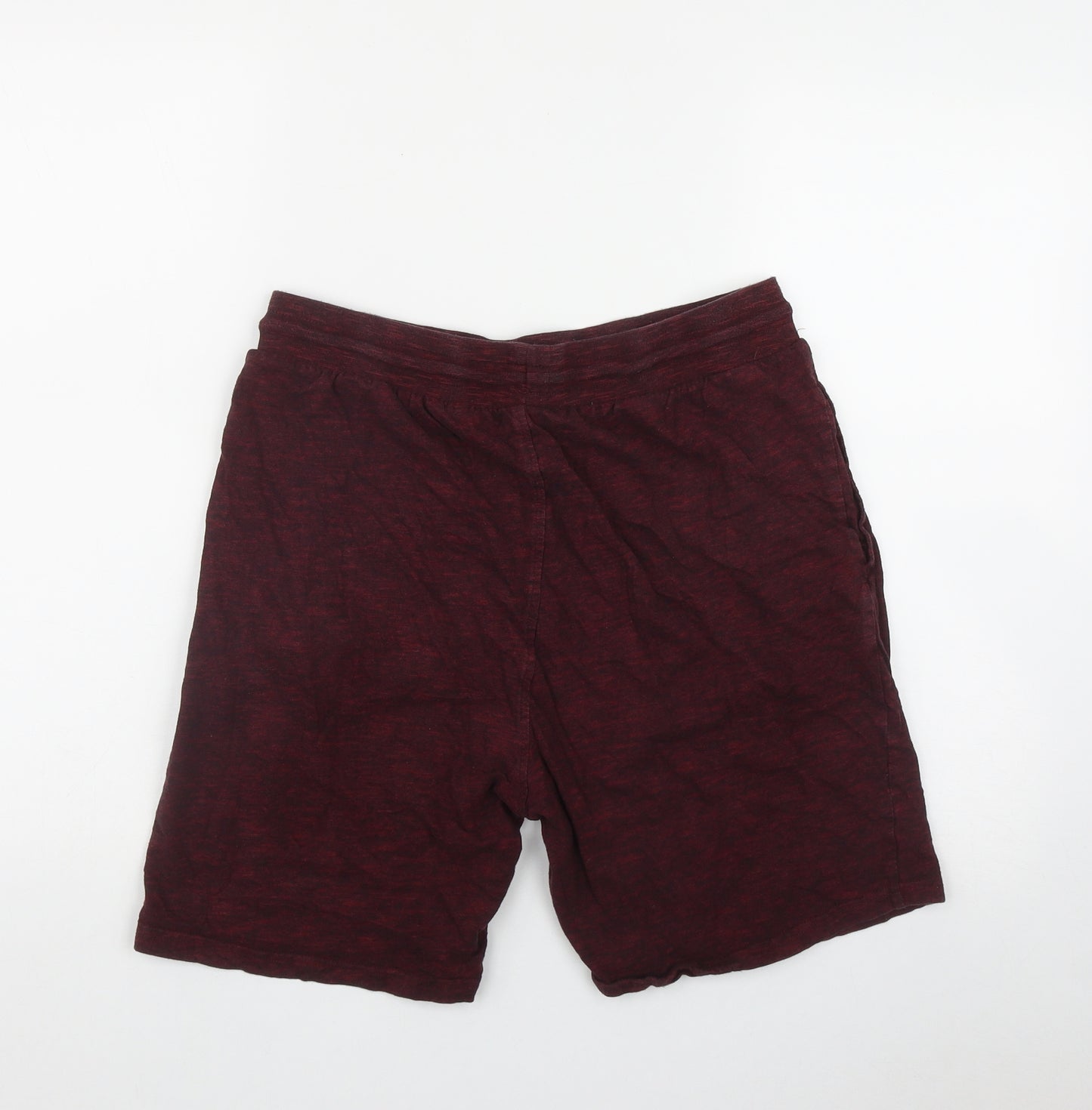 NEXT Mens Red  Cotton Sweat Shorts Size M L7 in Regular