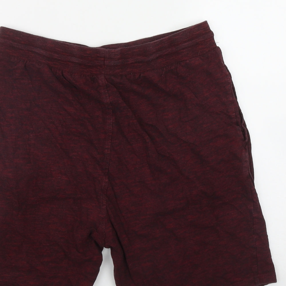 NEXT Mens Red  Cotton Sweat Shorts Size M L7 in Regular