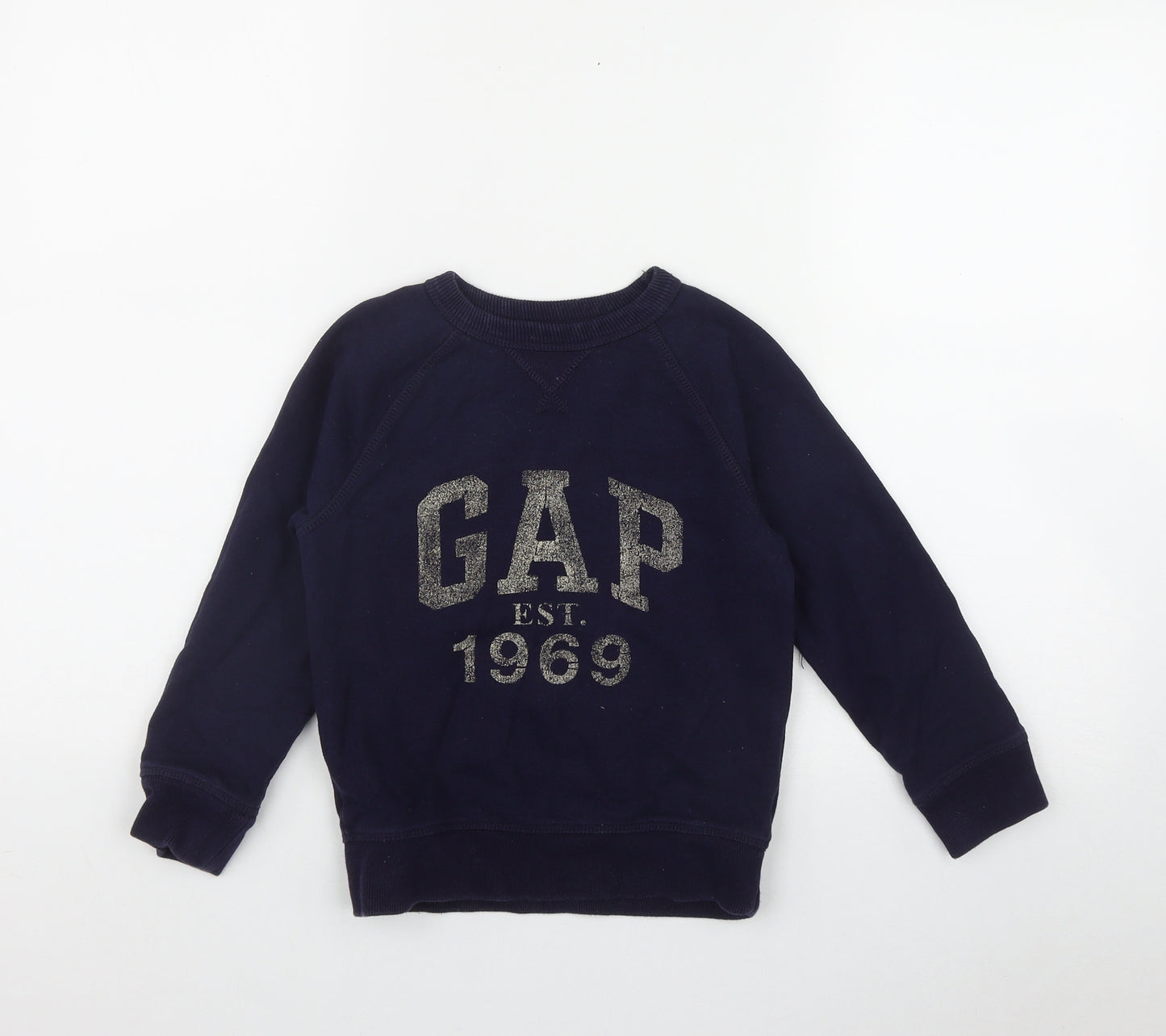 Gap Boys Blue  Cotton Pullover Sweatshirt Size 4-5 Years