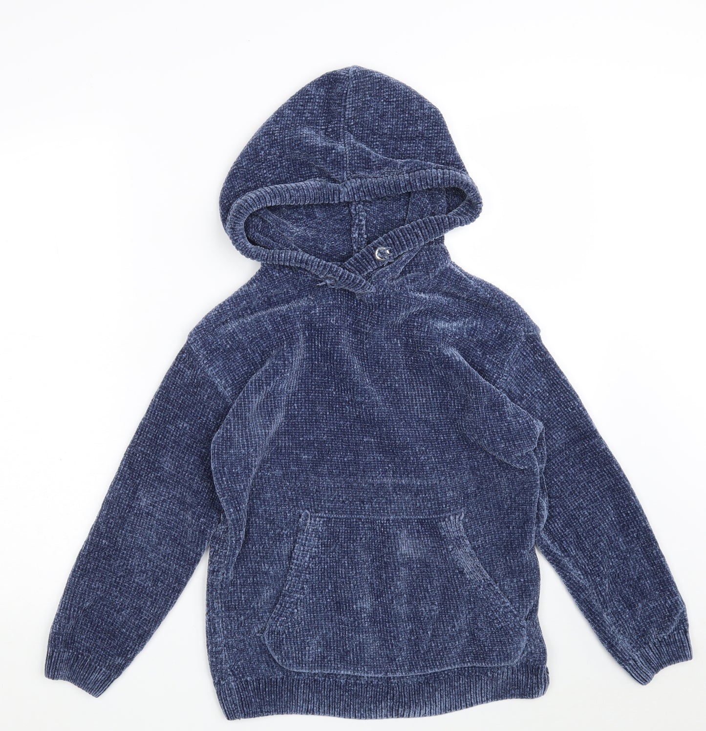 Primark Womens Blue  100% Polyester Pullover Hoodie Size 2XS   - Size 4-6