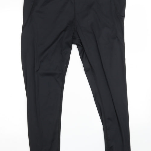 Primark Womens Black  Polyester Compression Leggings Size XL L27 in Athletic  - Size 18-20