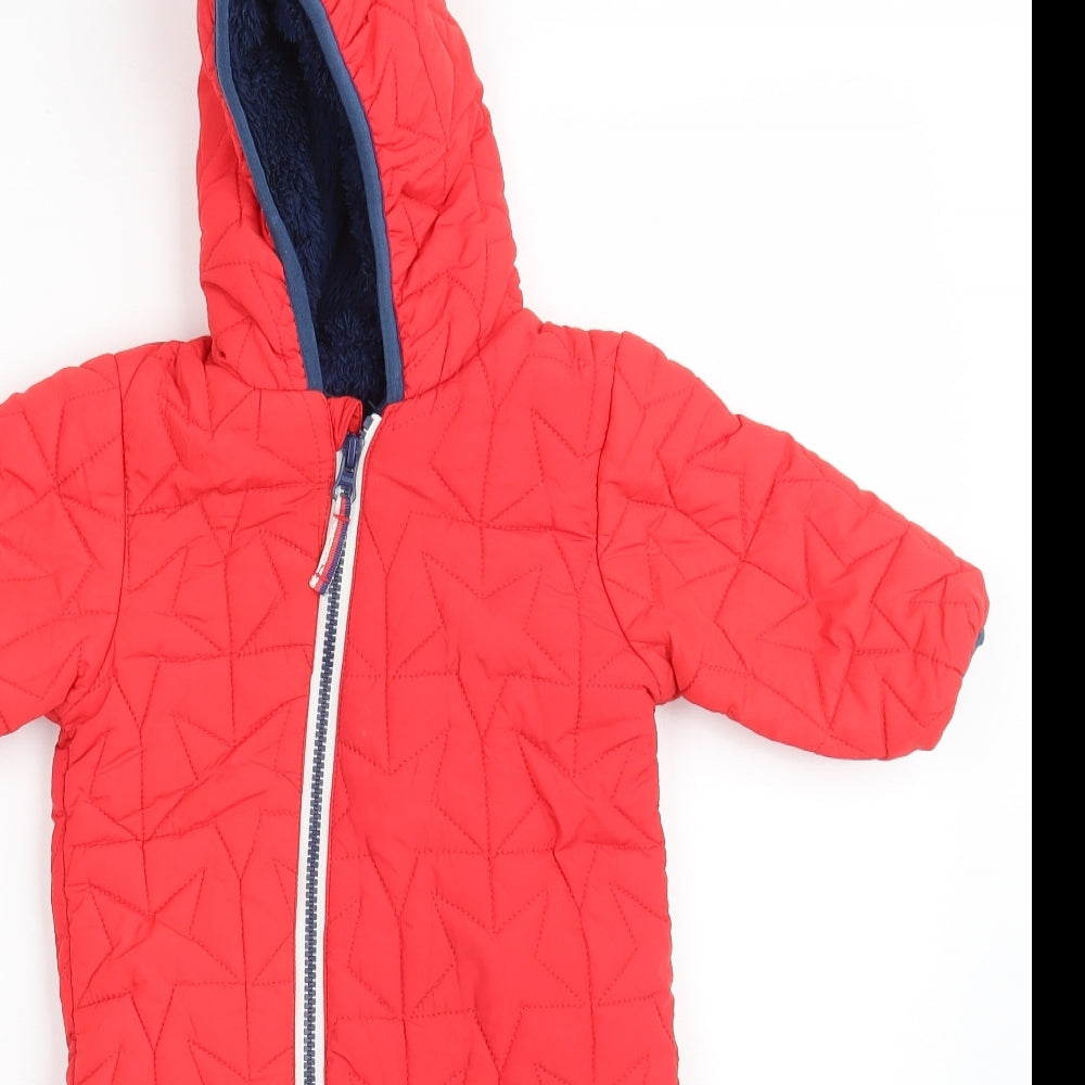 NEXT Baby Red   Jacket  Size 6-9 Months   Zip
