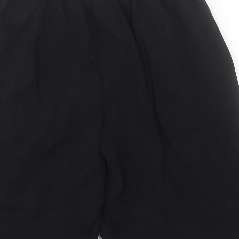 Boohoo Man Mens Black  Cotton Sweat Shorts Size S L7 in Regular Drawstring