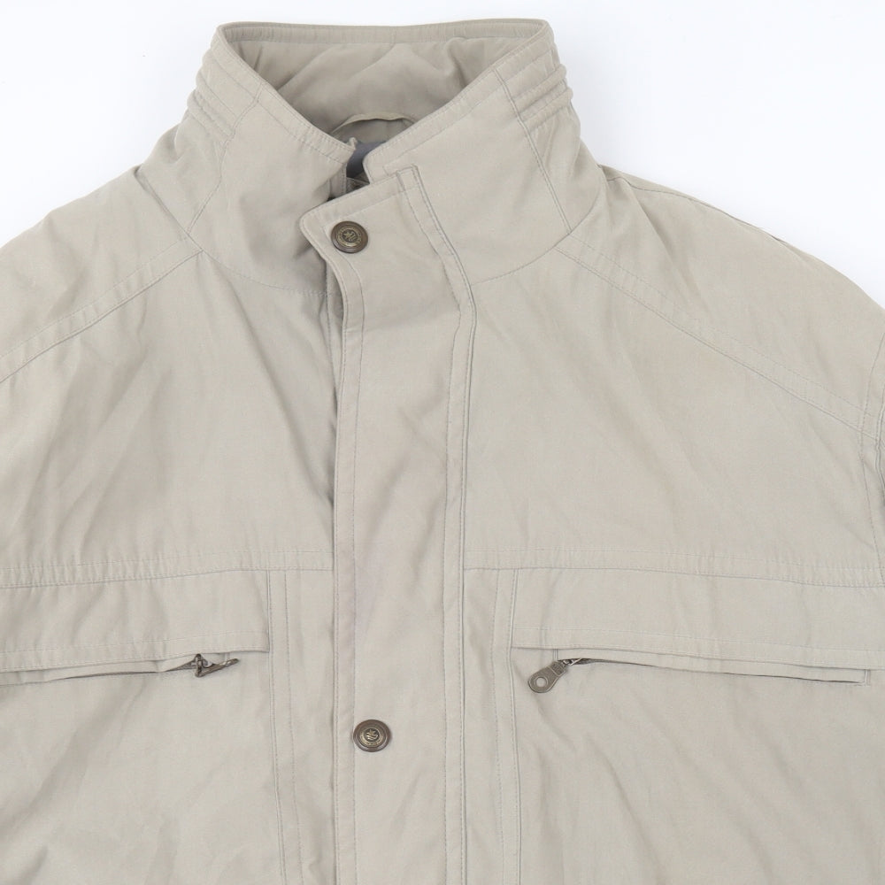 C&A Mens Beige   Jacket Coat Size 2XL  Zip