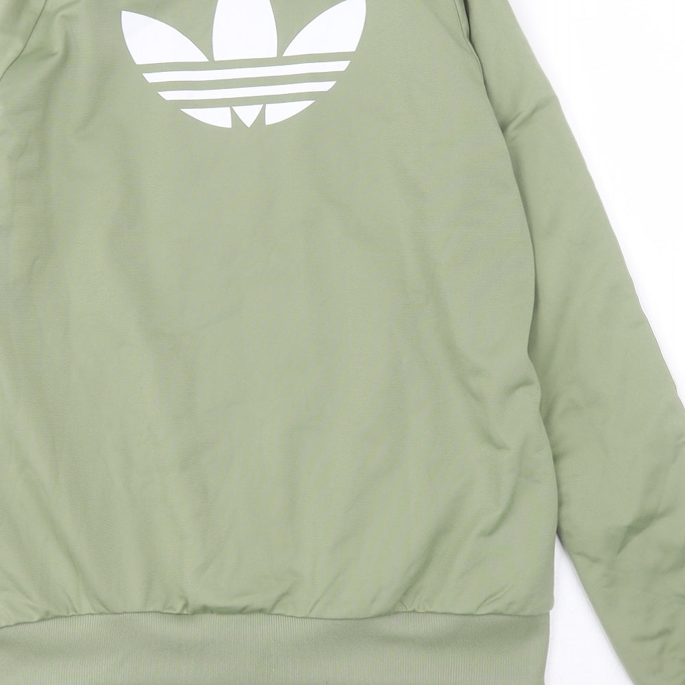 adidas Womens Green   Jacket  Size 10  Zip