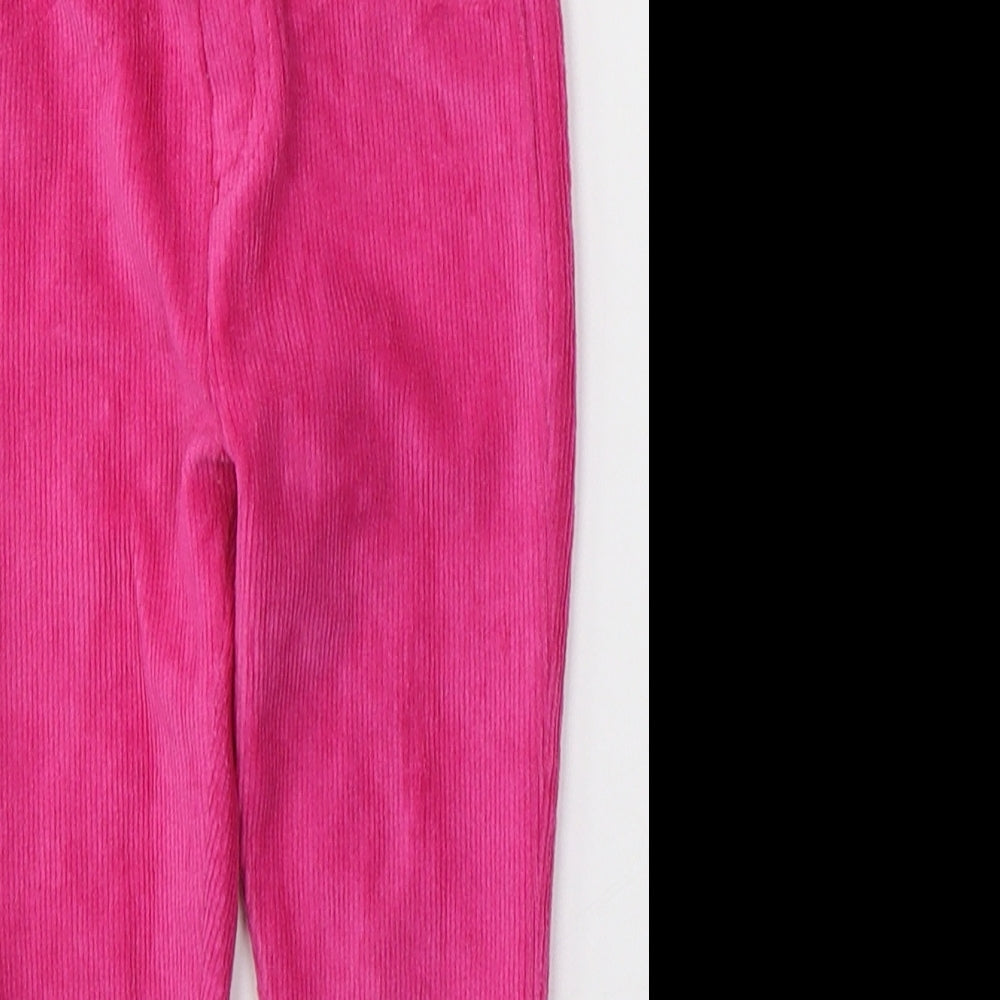 Nutmeg Girls Pink  Cotton Jogger Leggings Size 18-24 Months  Pullover