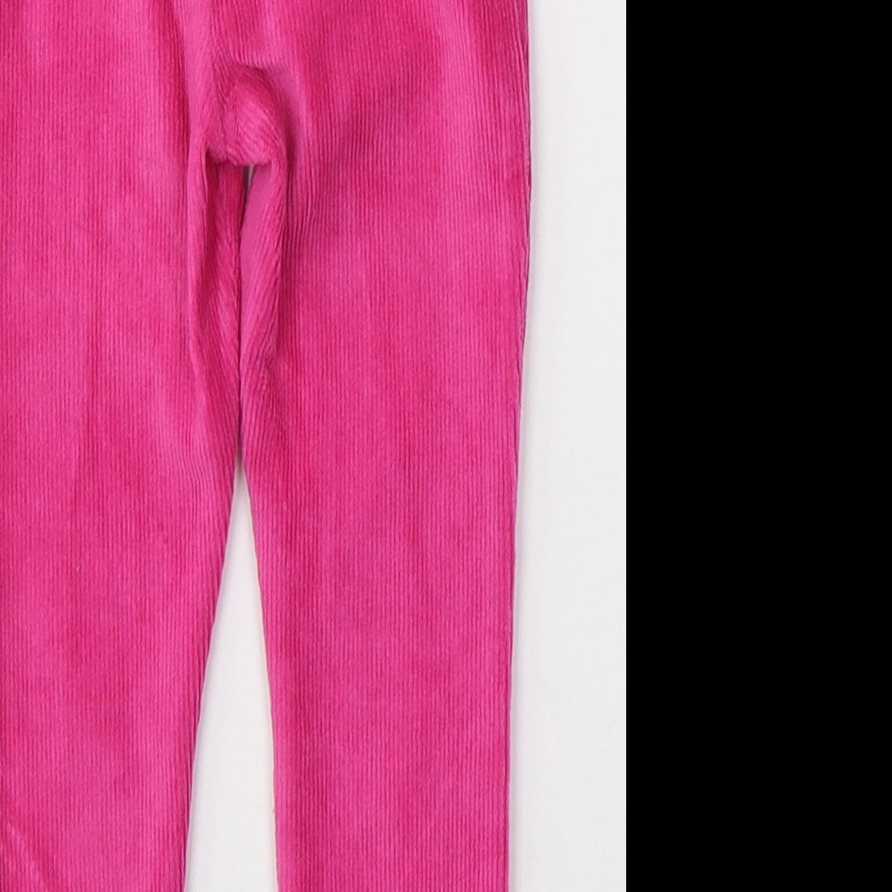 Nutmeg Girls Pink  Cotton Jogger Leggings Size 18-24 Months  Pullover