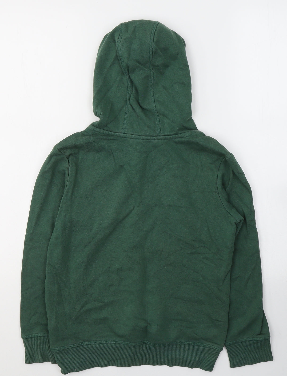 George Boys Green  Cotton Pullover Hoodie Size 8-9 Years  Pullover - Break the Rules