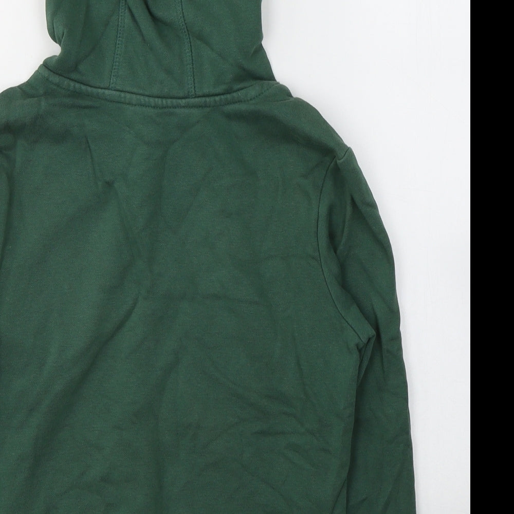 George Boys Green  Cotton Pullover Hoodie Size 8-9 Years  Pullover - Break the Rules