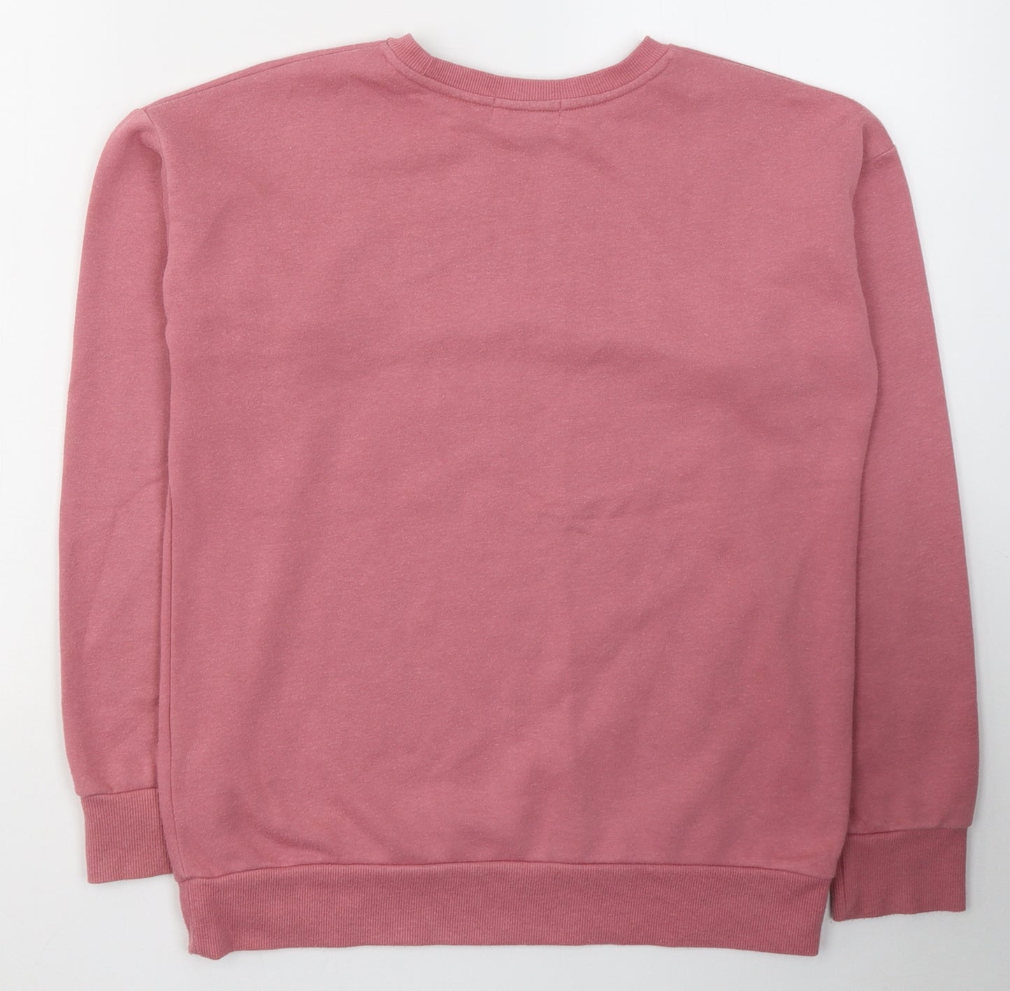 Primark Girls Pink  Cotton Pullover Sweatshirt Size 12-13 Years  Pullover - Butterflie