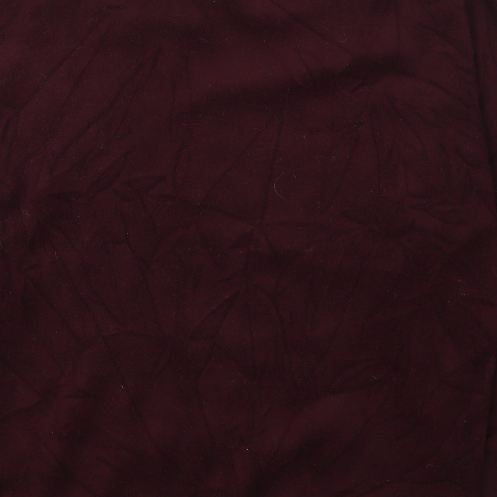 New Look Womens Red  Polyester Jersey T-Shirt Size M Round Neck