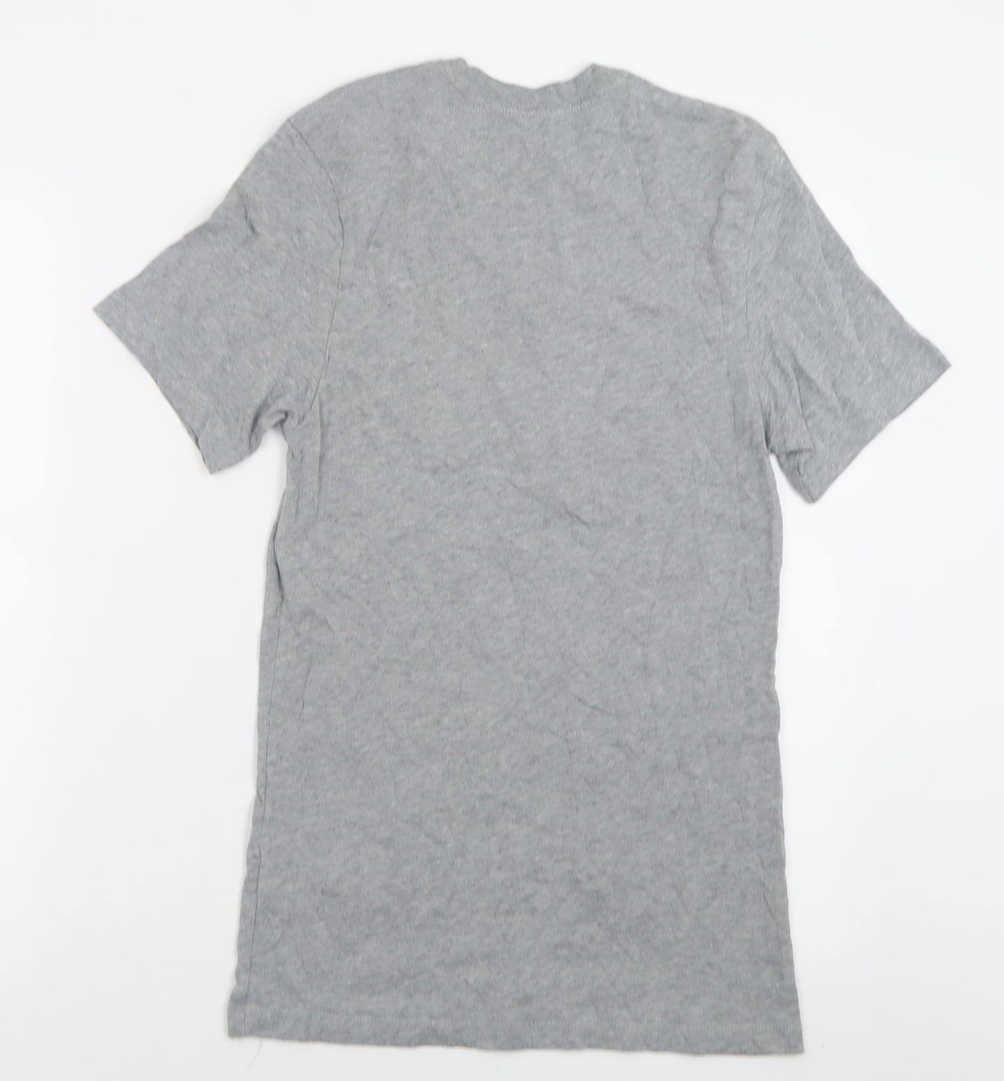 Nike Mens Grey  Cotton  T-Shirt Size XS Crew Neck