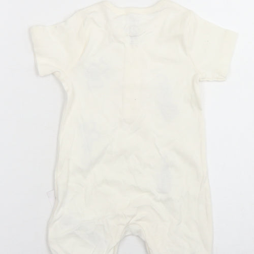Marks and Spencer Baby Ivory  Cotton Romper One-Piece Size 3-6 Months  Snap - Peter Rabbit