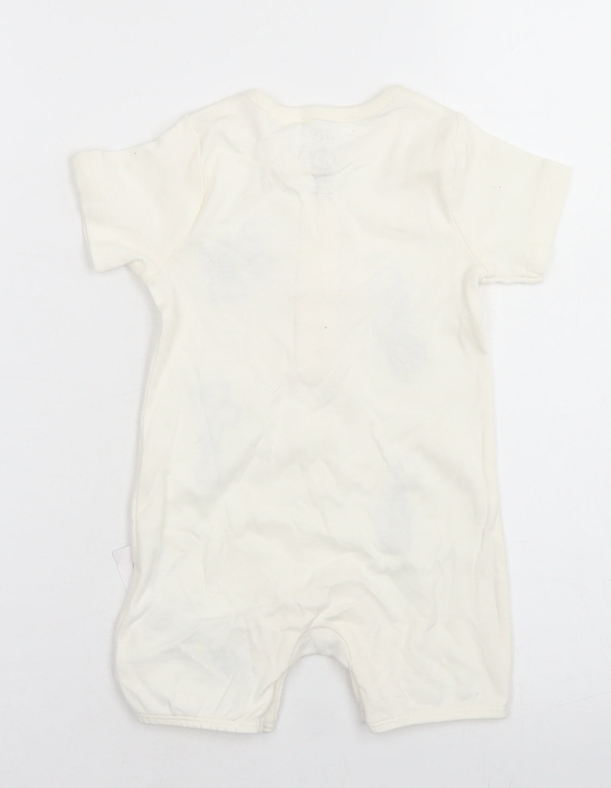 Marks and Spencer Baby Ivory  Cotton Romper One-Piece Size 3-6 Months  Snap - Peter Rabbit