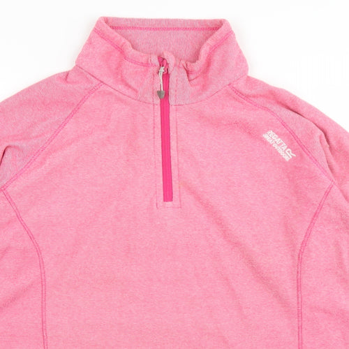 Regatta Womens Pink  Polyester Pullover Sweatshirt Size 8