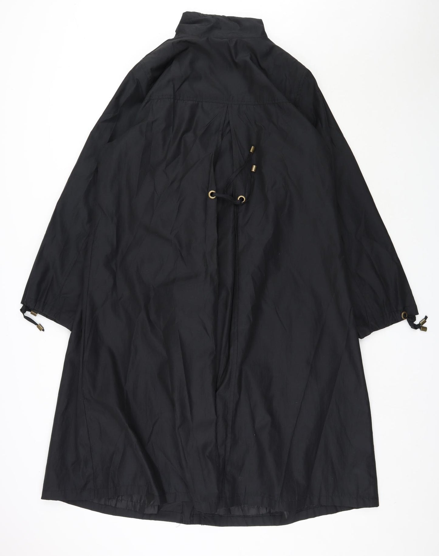 ANNE WEYBURN Womens Black   Parka Jacket Size 16  Zip