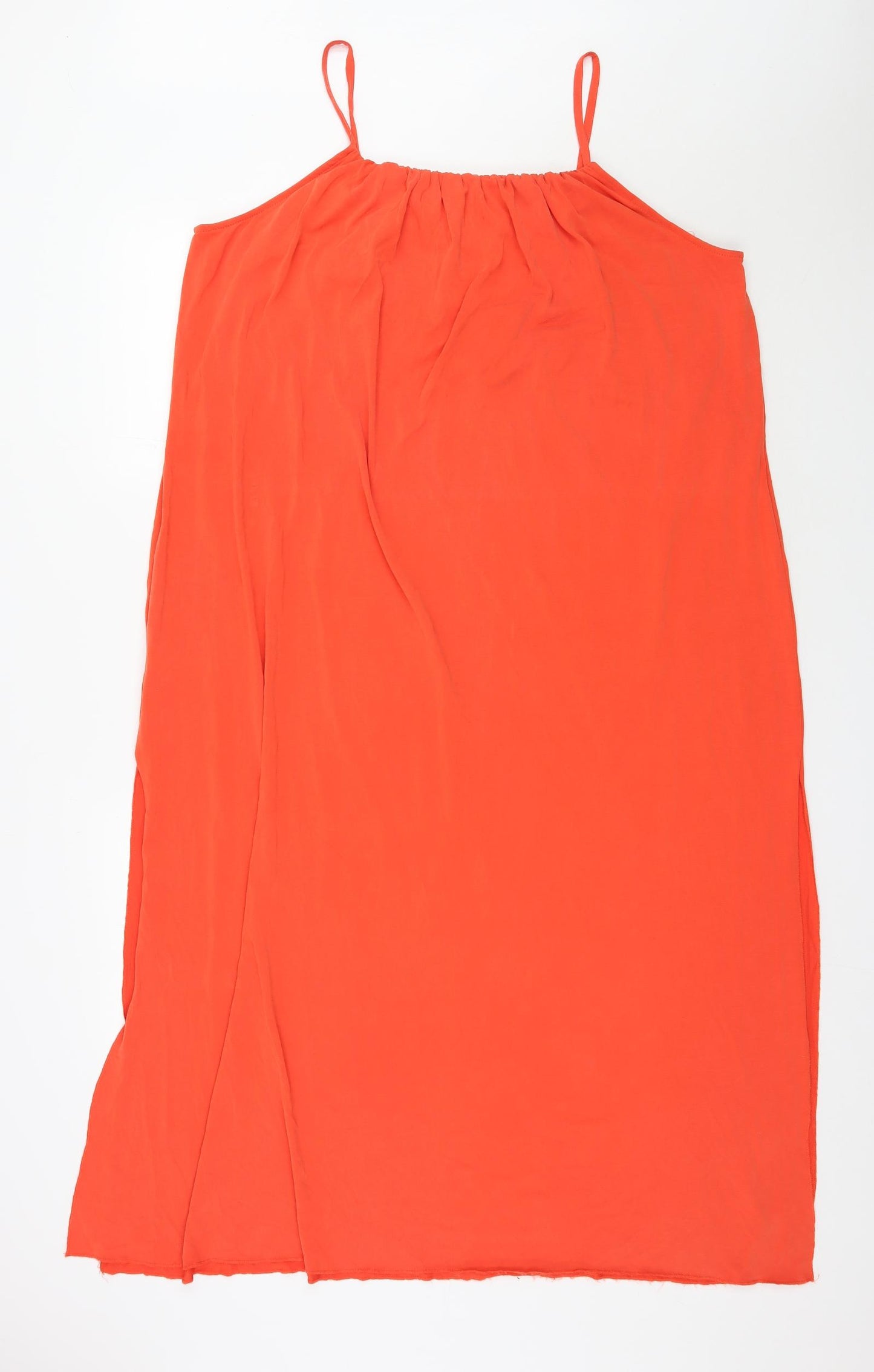 Primark Womens Orange  Modal Trapeze & Swing  Size 18  Scoop Neck Pullover