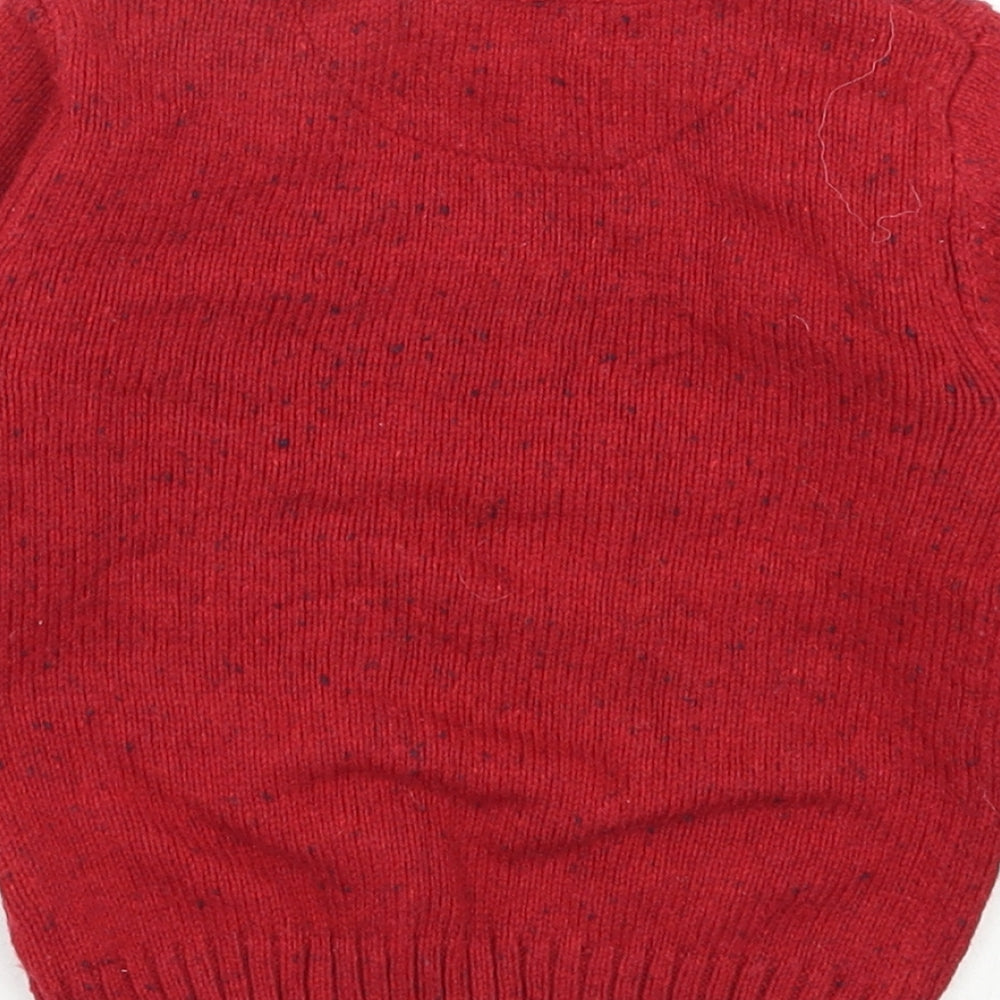 NEXT Baby Red  Acrylic Pullover Jumper Size 12-18 Months  Pullover