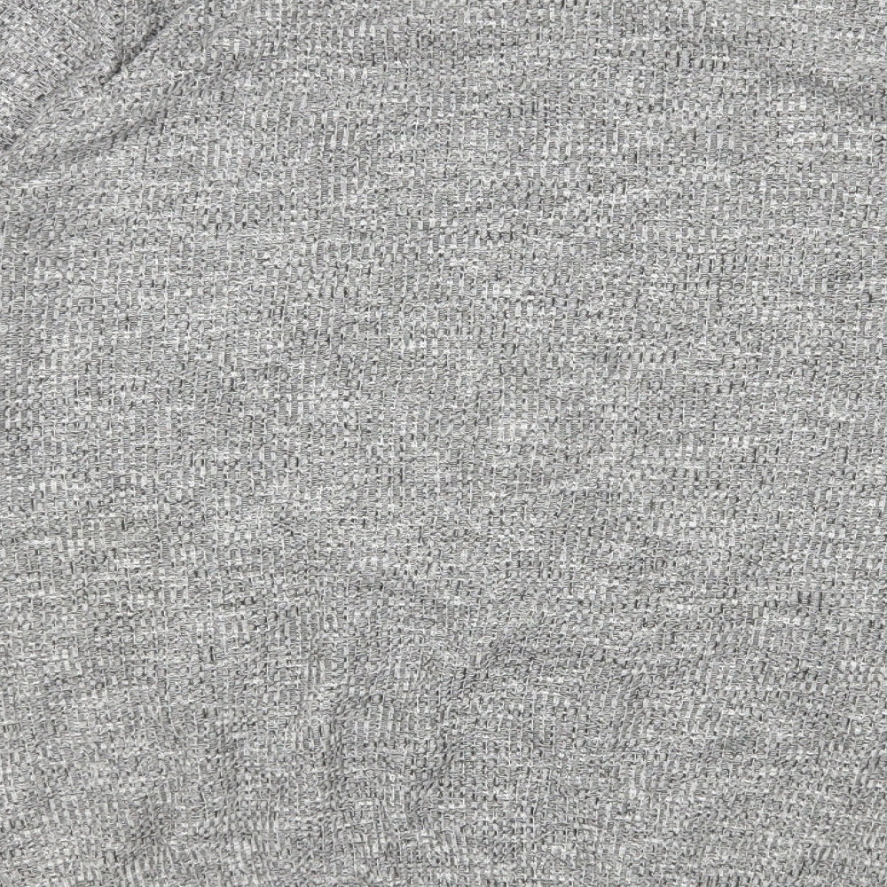 Papaya Womens Grey  Viscose Wrap Blouse Size 18 V-Neck